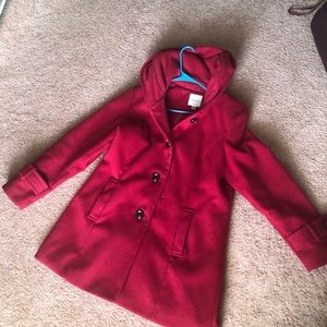 Red winter coat mid/plus size